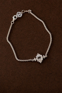 Zoe & Morgan Reya Bracelet - 925 Sterling Silver/White Topaz