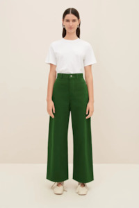 Kowtow Sailor Jeans - Green Denim