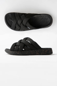 Designer Shoes Nz: Malibu Sandals Zuma LX Recycled - Black/Black