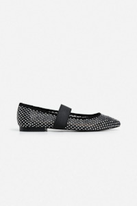 Designer Shoes Nz: Flattered Cornelia - Glitter Mesh