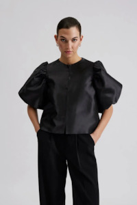 Malina Cleo Blouse - Black