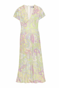 Rixo Tallulah Dress - Grace Paisley Mint