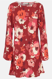 Rixo Ridley Dress - Kiki Floral Ruby