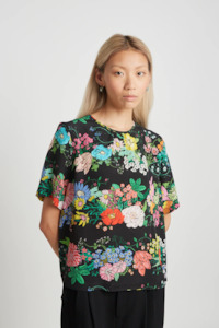 Twenty Seven Names Rosamund Tee - Black Floral