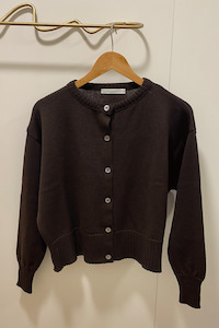 Chapman Grace Cardigan - Dark Brown