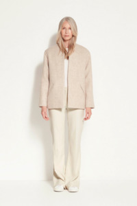 Juliette Hogan Clifford Coat - Oatmeal