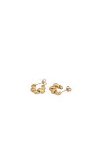 C&V Mini Twirl Hoops - Gold