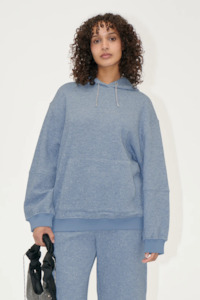 Stine Goya Oversized Casual Hoodie - Infinity Blue