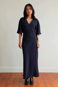 Ellis Kaftan Dress - Navy