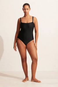 Swimwear: Matteau Square Maillot - Black