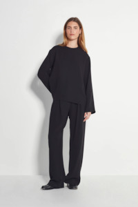 Juliette Hogan L/S Fancy T - Black