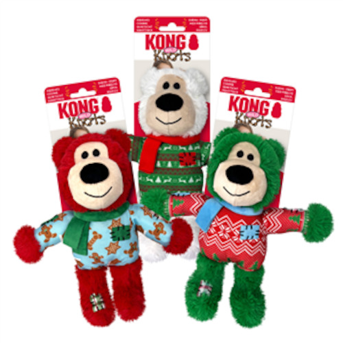 Kong Holiday Edition Wild Knots Bear