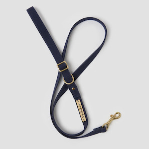 Navy Organic Canvas Dog Leash