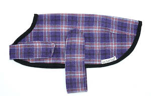 Purple Tartan Walking Coat