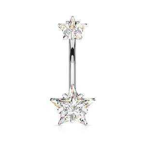 Steorra Star Navel Bar - Q24