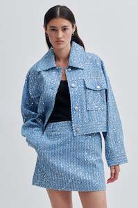 LEMARA JACKET | DENIM BLUE