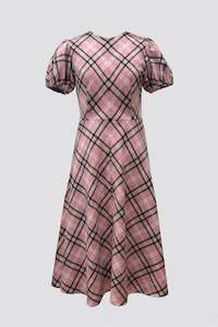 Nina Dress | Pink Check