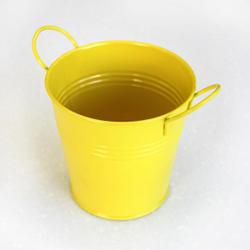 Metal bucket - yellow