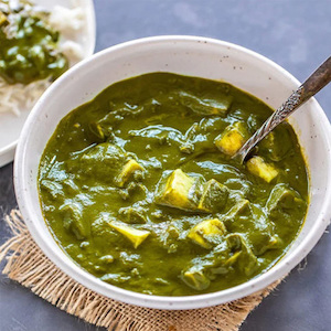 Palak Paneer/mushroom (medium)