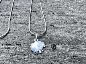 Sheep Pendant and Chain Set