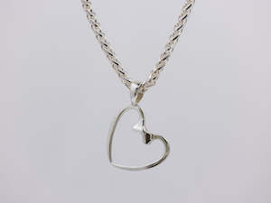 Nail Heart Pendant | Large 36mm