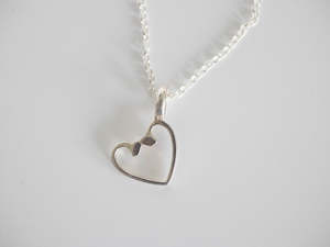 Nail Heart Pendant | Small 24mm