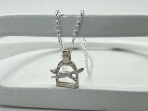 MINI Stirrup Pendant | Running Fox