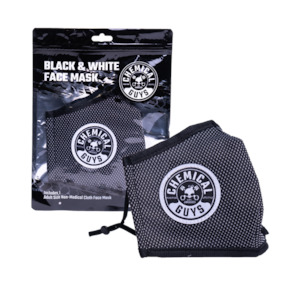 Chemical Guys Black Pattern Face Mask