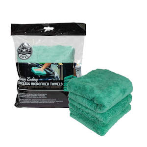 Happy Ending Edgeless Microfiber Towel Green- (3 Pack)