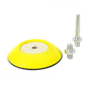 Backing Plates: 3 Inch Flex Pro Backing plate with drill adapter (Use with 4" Pads on drill or DA)