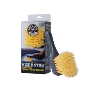 NEW Yellow Stiffy Brush for Carpets and Durable Surfaces