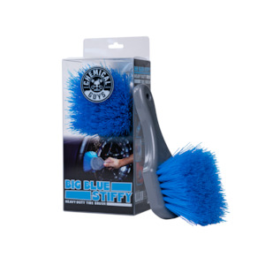 NEW Blue Stiffy Brush for Tires & Carpets