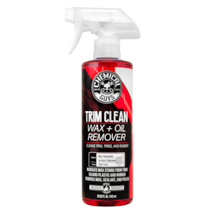 Trim Clean Wax and Oil Remover for Trim, Tires, and Rubber (16 oz)