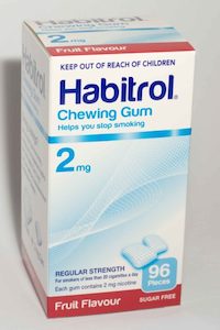 HABITROL GUM FRUIT 2MG 96 pieces – Chemist Discounter