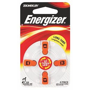 ENERGIZER HEARING AID BATTERIES AZ13 4 PACK – Chemist Discounter