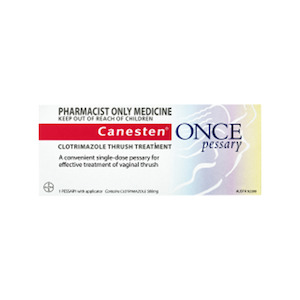 Pharmacy: Canesten Once Pessary (1 pessary)