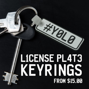 L1CENSE PL4T3 KEYRINGS