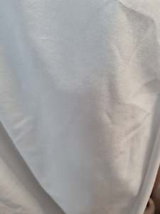 Cotton Lycra 175cm White 95% Cotton 5% Spandex