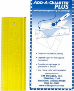 Books: Add A Quarter Ruler 6''