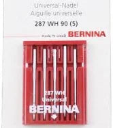 Bernina Sewing Machine Needles Round Shank 287WH Leather