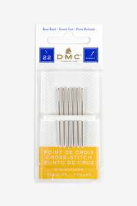 Books: DMC Cross Stitch No.22 Needles