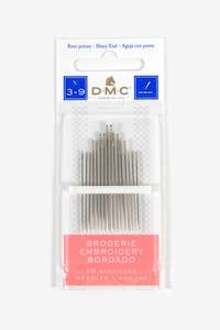 Books: DMC Embroidery No.3-9 Needles