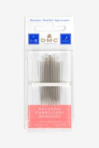 DMC Embroidery No.1-5 Needles