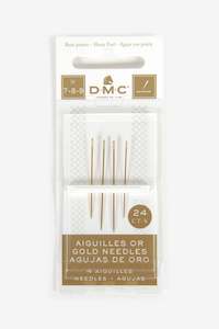 Books: DMC Gold Embroidery No.7-8-9 Needles