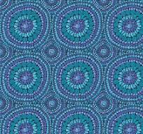 Books: Mandala Blue Quilt Backing by Kaffe Fasset