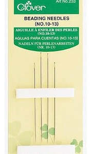 Clover Beading Needles No. 10 & 13