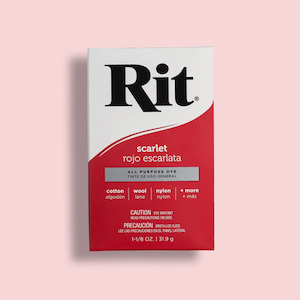 Books: RIT Dye Powder Scarlet