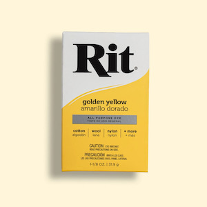 RIT Dye Powder  Golden Yellow