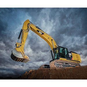 Caterpillar Excavator - Riley Blake Designs