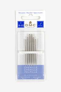 Books: DMC Chenille No.18-22 Needles